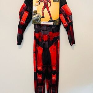Halo Red and Black Spartan Kids Costume (jumpsuit only-no mask)